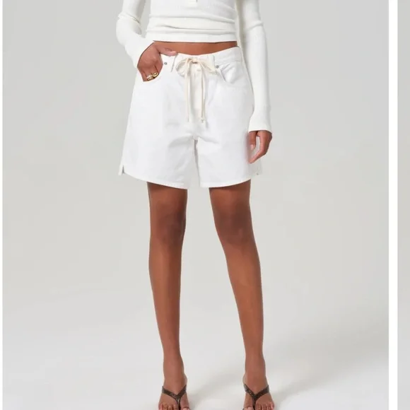 Anthropologie Citizens of humanity Byrnn drawstring shorts Fresco size 30 - Picture 1 of 5